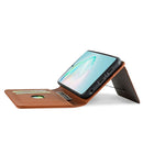 For Samsung Galaxy S10 Lite Strong Magnetism Shockproof Horizontal Flip Liquid Feel Leather Case with Holder & Card Slots & Wallet(Brown)