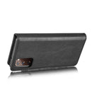 For Samsung Galaxy S20 FE DG.MING Crazy Horse Texture Flip Detachable Magnetic Leather Case with Holder & Card Slots & Wallet(Black)