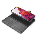 For Samsung Galaxy S20 FE DG.MING Crazy Horse Texture Flip Detachable Magnetic Leather Case with Holder & Card Slots & Wallet(Black)