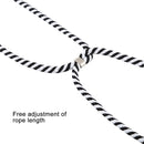 For iPhone 12 / 12 Pro Four-Corner Shockproof Transparent TPU Case with Lanyard(Zebra)