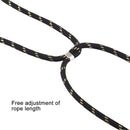 For iPhone 12 Pro Max Four-Corner Shockproof Transparent TPU Case with Lanyard(Black Gold)