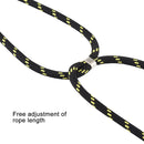 For iPhone 12 Pro Max Four-Corner Shockproof Transparent TPU Case with Lanyard(Black Green)