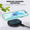 For iPhone 12 / 12 Pro Shockproof TPU Frame + Clear PC Back Case + Front PET Screen Protector(Purple)
