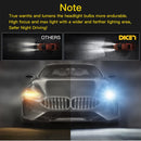 2 PCS X15 9007 DC 9-32V 26W 6500K 8000LM IP68 Car LED Headlight Lamps / Fog Light