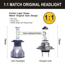 2 PCS X15 9012 DC 9-32V 26W 6500K 8000LM IP68 Car LED Headlight Lamps / Fog Light