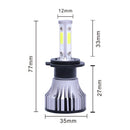 2 PCS X15 H7 DC 9-32V 26W 6500K 8000LM IP68 Car LED Headlight Lamps / Fog Light