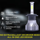 2 PCS X15 H7 DC 9-32V 26W 6500K 8000LM IP68 Car LED Headlight Lamps / Fog Light