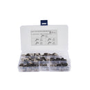 50 in 1 Stainless Steel Hole Tube Clips U-tube Clamp Connecting Ring Hose Clamp