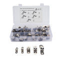 60 in 1 Stainless Steel Hole Tube Clips U-tube Clamp Connecting Ring Hose Clamp