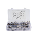 60 in 1 Stainless Steel Hole Tube Clips U-tube Clamp Connecting Ring Hose Clamp