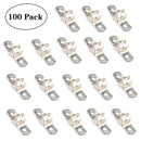 100 PCS M10 304 Stainless Steel Hole Tube Clips U-tube Clamp Connecting Ring Hose Clamp