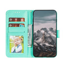 For Motorola Moto E6s (2020) Mandala Embossing Pattern Horizontal Flip PU Leather Case with Holder & Card Slots & Walle & Lanyard(Green)