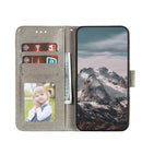 For Motorola Moto E6s (2020) Mandala Embossing Pattern Horizontal Flip PU Leather Case with Holder & Card Slots & Walle & Lanyard(Gray)
