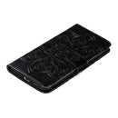 For Motorola Moto E6s (2020) Mandala Embossing Pattern Horizontal Flip PU Leather Case with Holder & Card Slots & Walle & Lanyard(Black)