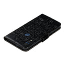 For Motorola Moto E6s (2020) Mandala Embossing Pattern Horizontal Flip PU Leather Case with Holder & Card Slots & Walle & Lanyard(Black)