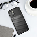 For LG Q92 5G Thunderbolt Shockproof TPU Protective Soft Case(Black)