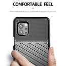 For LG Q92 5G Thunderbolt Shockproof TPU Protective Soft Case(Black)