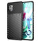For LG Q92 5G Thunderbolt Shockproof TPU Protective Soft Case(Black)