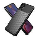 For Samsung Galaxy M51 Thunderbolt Shockproof TPU Protective Soft Case(Blue)