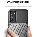 For Samsung Galaxy S20 FE Thunderbolt Shockproof TPU Protective Soft Case(Black)