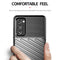 For Samsung Galaxy S20 FE Thunderbolt Shockproof TPU Protective Soft Case(Black)