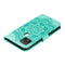For Google Pixel 5 Mandala Embossing Pattern Horizontal Flip PU Leather Case with Holder & Card Slots & Walle & Lanyard(Green)