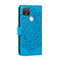 For Google Pixel 5 Mandala Embossing Pattern Horizontal Flip PU Leather Case with Holder & Card Slots & Walle & Lanyard(Blue)
