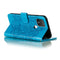 For Google Pixel 5 Mandala Embossing Pattern Horizontal Flip PU Leather Case with Holder & Card Slots & Walle & Lanyard(Blue)