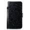 For Google Pixel 5 Mandala Embossing Pattern Horizontal Flip PU Leather Case with Holder & Card Slots & Walle & Lanyard(Black)