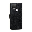 For Google Pixel 5 Mandala Embossing Pattern Horizontal Flip PU Leather Case with Holder & Card Slots & Walle & Lanyard(Black)
