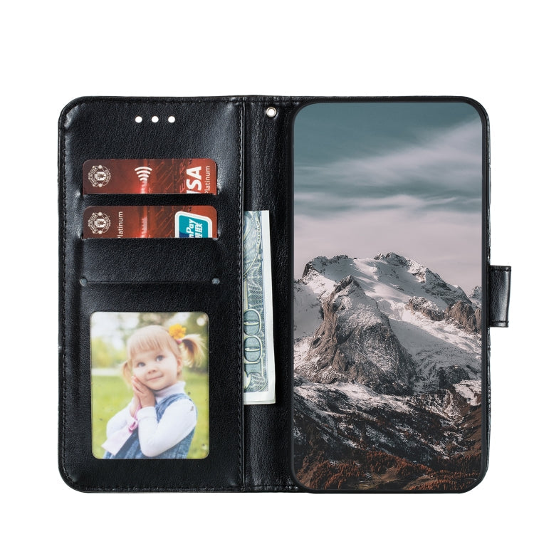 For Google Pixel 5 Mandala Embossing Pattern Horizontal Flip PU Leather Case with Holder & Card Slots & Walle & Lanyard(Black)