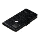 For Google Pixel 5 Mandala Embossing Pattern Horizontal Flip PU Leather Case with Holder & Card Slots & Walle & Lanyard(Black)