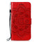 For Google Pixel 5 Mandala Embossing Pattern Horizontal Flip PU Leather Case with Holder & Card Slots & Walle & Lanyard(Red)