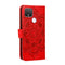 For Google Pixel 5 Mandala Embossing Pattern Horizontal Flip PU Leather Case with Holder & Card Slots & Walle & Lanyard(Red)