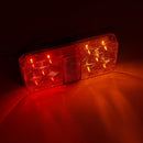 2 PCS Trailer / Truck F-type Long Strip 10LEDs Tail Light Set