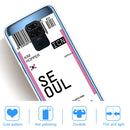 For Xiaomi Redmi Note 9 Boarding Card Series Pattern TPU Protective Case(Flag Seoul)