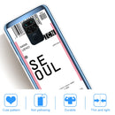 For Xiaomi Redmi Note 9 Boarding Card Series Pattern TPU Protective Case(Seoul)