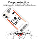 For iPhone 11 Boarding Pass Series TPU Phone Protective Case(Toronto)