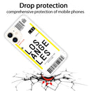 For iPhone 11 Boarding Pass Series TPU Phone Protective Case(Losangeles)