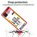 For Samsung Galaxy A81 / Note 10 Lite Boarding Pass Series TPU Phone Protective Case(Los Angeles)