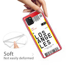 For Samsung Galaxy A81 / Note 10 Lite Boarding Pass Series TPU Phone Protective Case(Los Angeles)