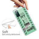 For Samsung Galaxy S20 FE Boarding Pass Series TPU Phone Protective Case(Green New York)