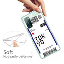 For Samsung Galaxy S20 FE Boarding Pass Series TPU Phone Protective Case(Flag Tokyo)