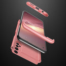 For OPPO Realme 7 GKK Three Stage Splicing Full Coverage PC Protective Case(Rose Gold)