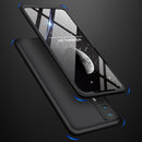 For OPPO Realme 7 GKK Three Stage Splicing Full Coverage PC Protective Case(Black)