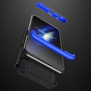 For OPPO Realme 7 GKK Three Stage Splicing Full Coverage PC Protective Case(Black Blue)