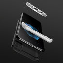 For OPPO Realme 7 Pro GKK Three Stage Splicing Full Coverage PC Protective Case(Black Silver)