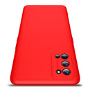 For OPPO Realme 7 Pro GKK Three Stage Splicing Full Coverage PC Protective Case(Red)