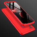 For OPPO Realme 7 Pro GKK Three Stage Splicing Full Coverage PC Protective Case(Red)