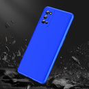 For OPPO Realme 7 Pro GKK Three Stage Splicing Full Coverage PC Protective Case(Blue)